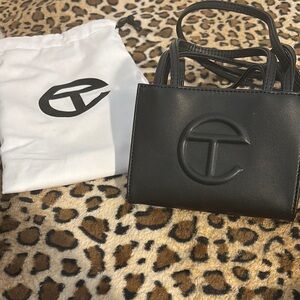 Telfar Black Mini Bag